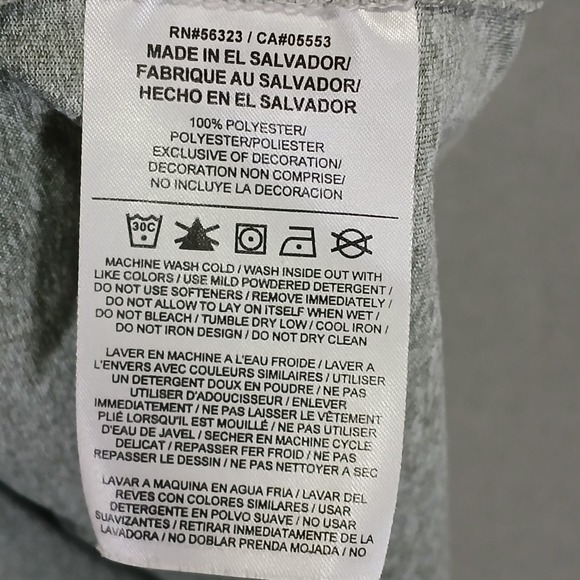 Nike Dri Fit Training T Shirt Mens Size M Gray Center Camo Swoosh Short Sleeve - Picture 7 of 9